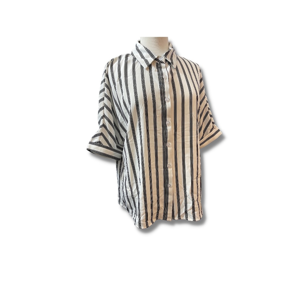 STRIPPED BLOUSE